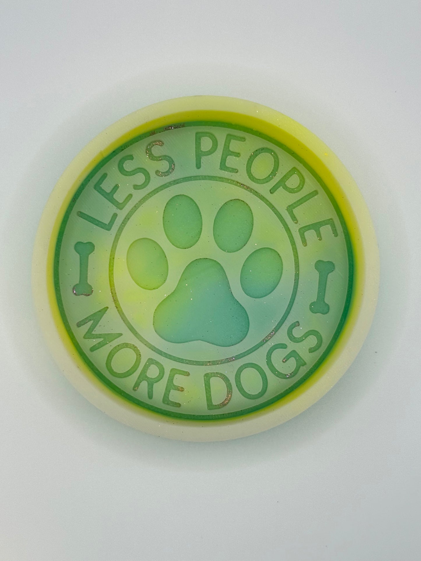 Less People More Dogs Freshie Mold | Silicone Freshie Mold