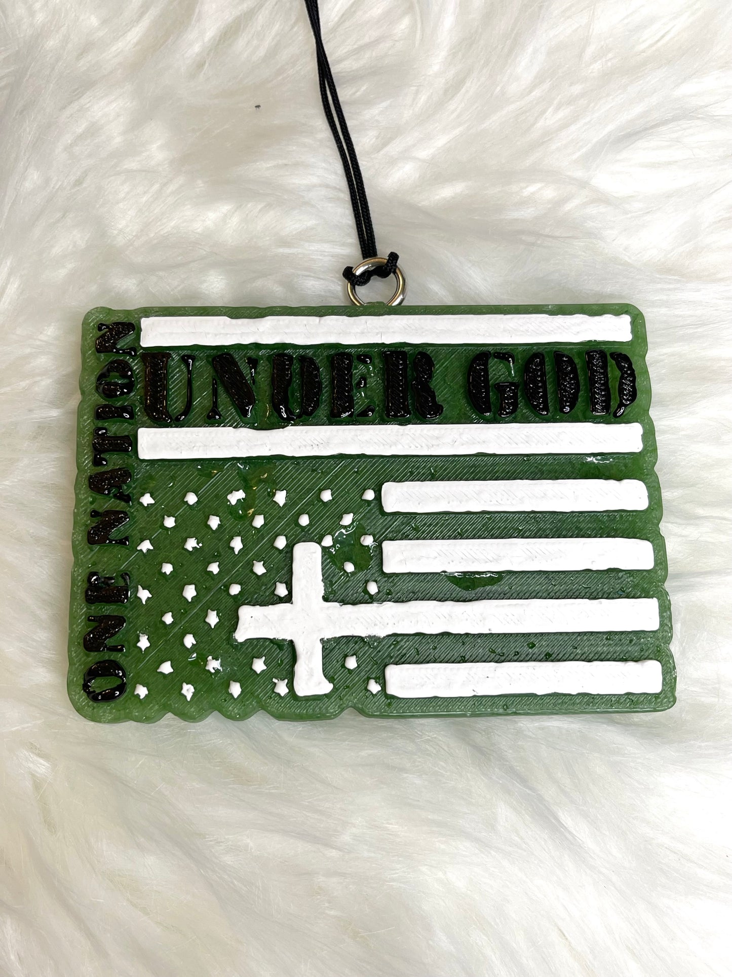 One Nation Under God Flag | silicone freshie mold