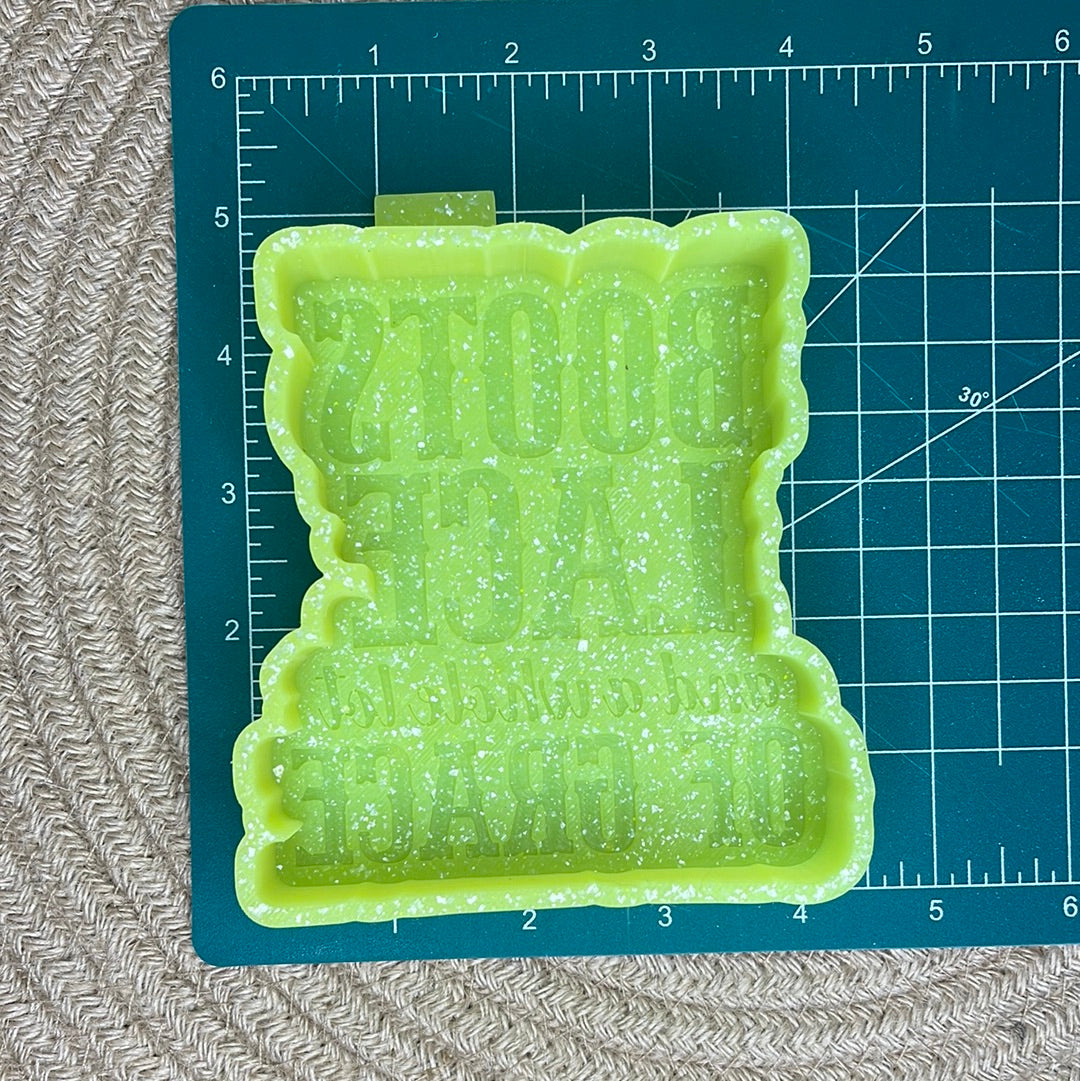 Boots, Lace, and a whole lot of Grace Freshie Mold | Silicone Freshie Mold