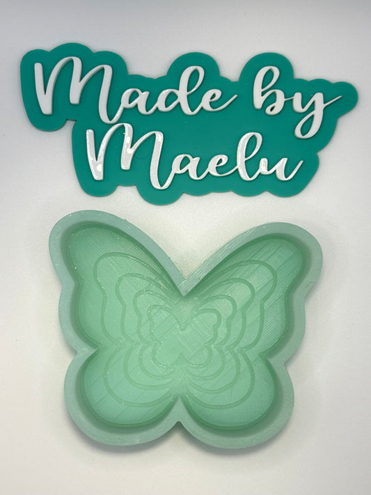 Butterfly Inlay Freshie Mold | Silicone Freshie Mold