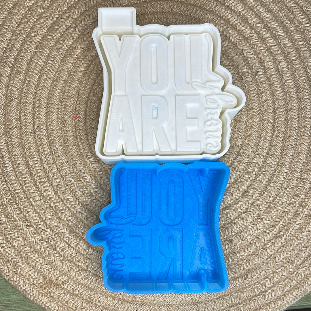 You Are Enough Freshie Mold | Silicone Freshie Mold