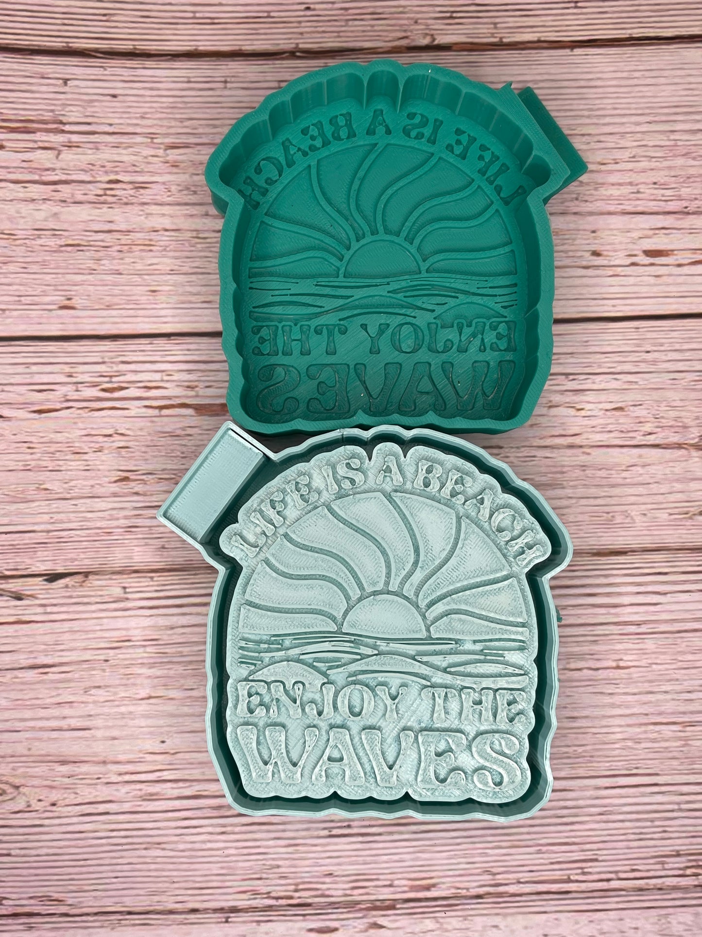 Life’s a Beach | Enjoy the Waves | silicone freshie mold