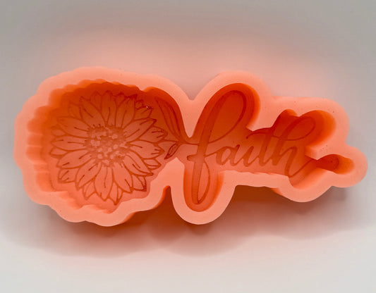 Faith Sunflower Freshie Mold | Silicone Freshie Mold