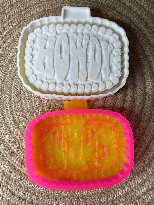 Howdy Concho | silicone freshie mold