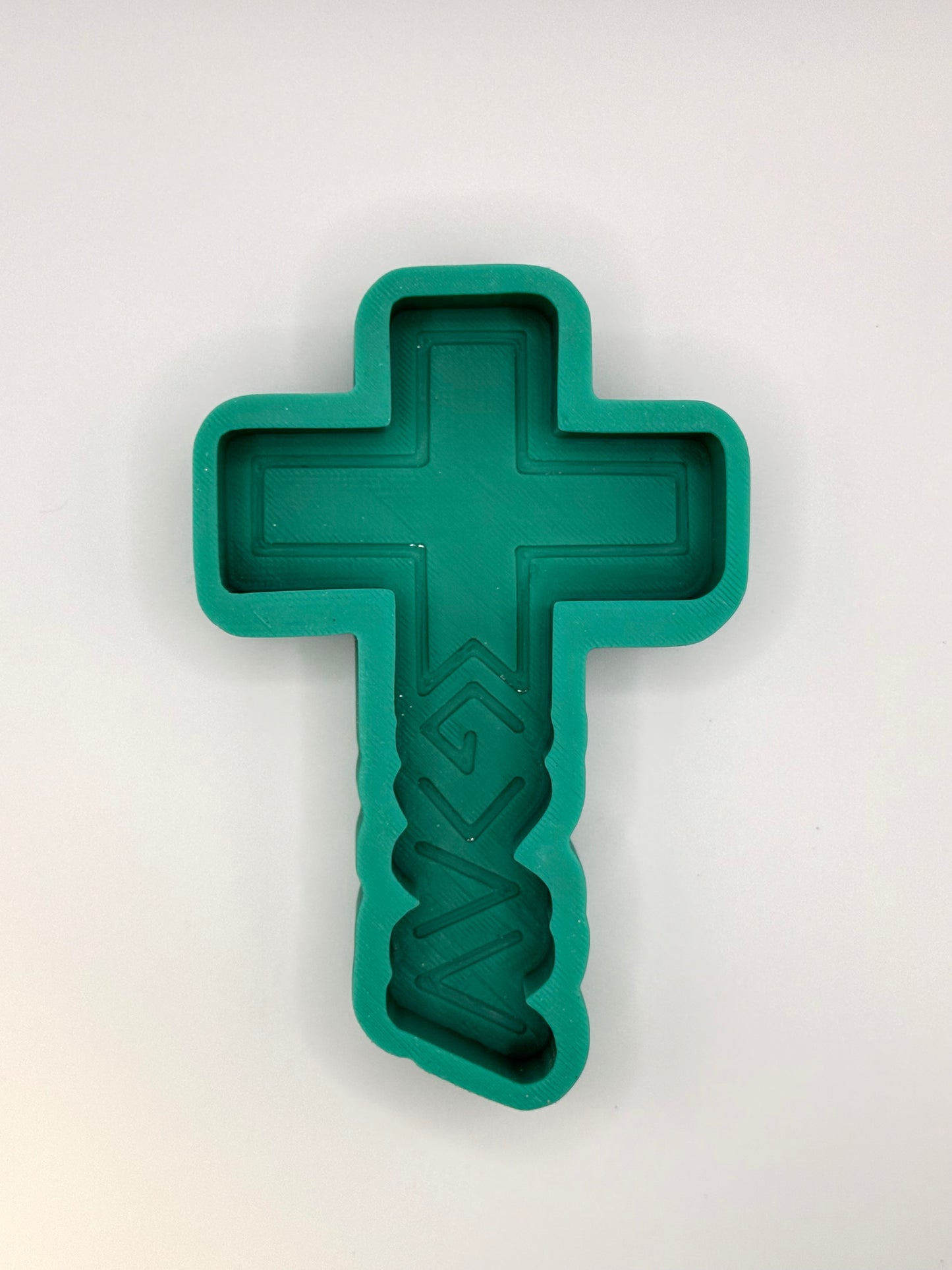 God’s Greater Cross Freshie Mold | Silicone Freshie Mold