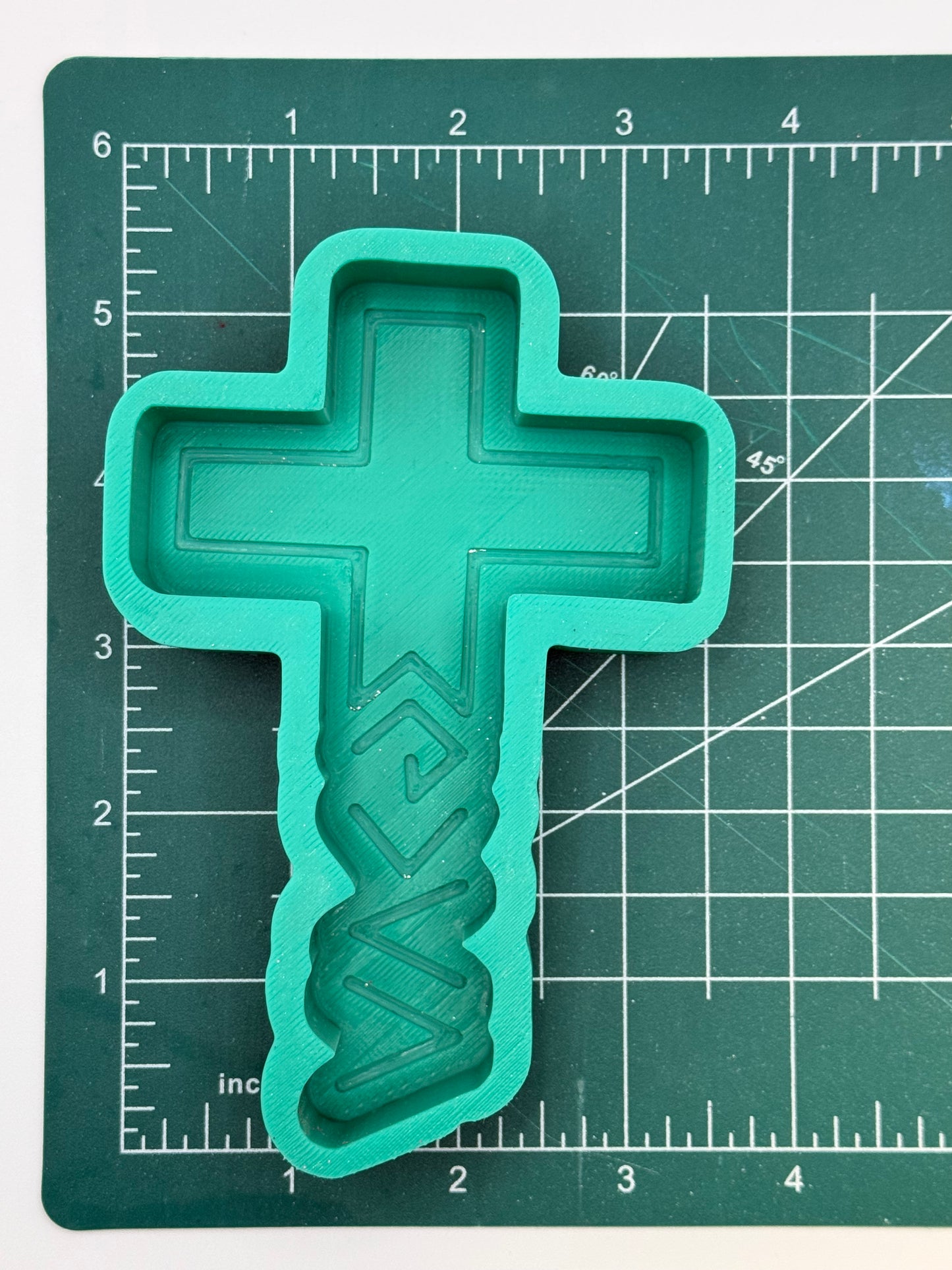 God’s Greater Cross Freshie Mold | Silicone Freshie Mold