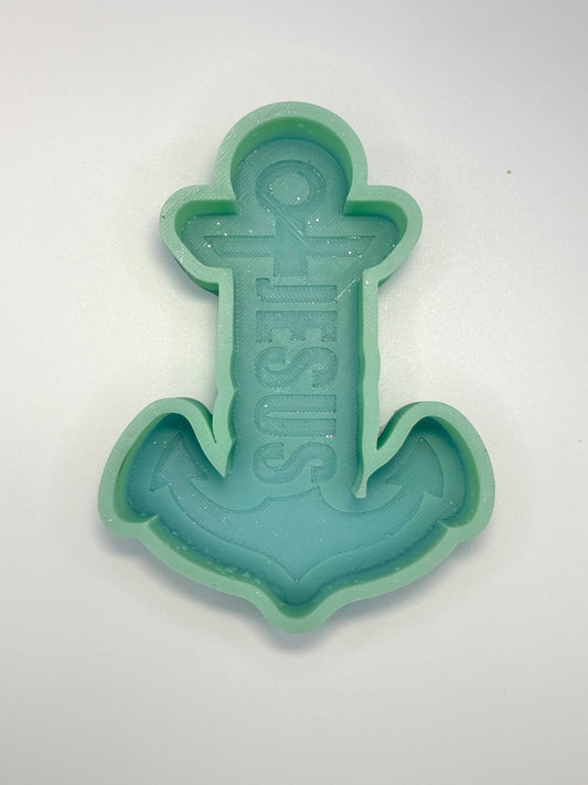Jesus Anchor Freshie Mold | silicone freshie mold