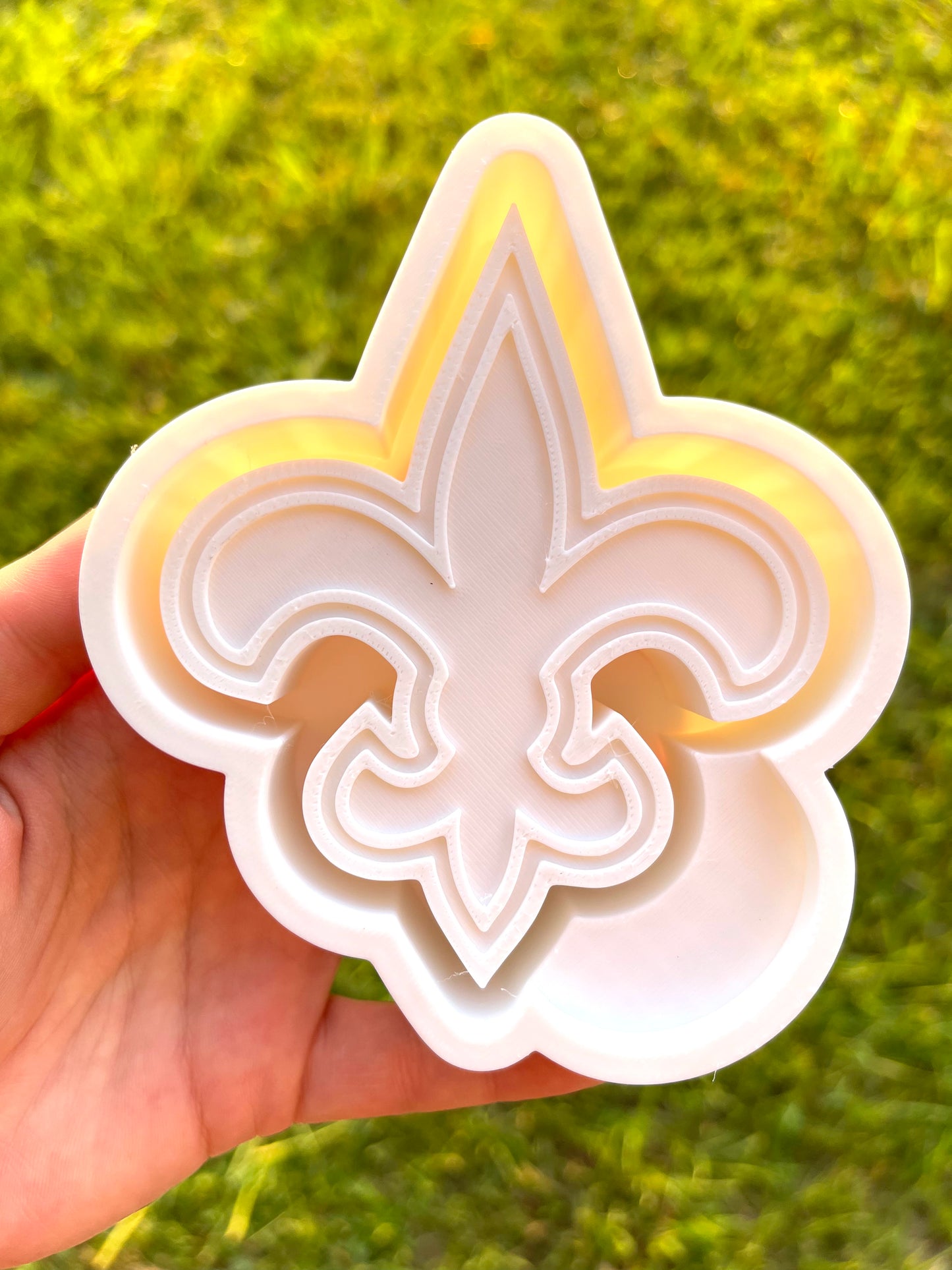 Fleur-de-lis Freshie Mold | silicone freshie mold