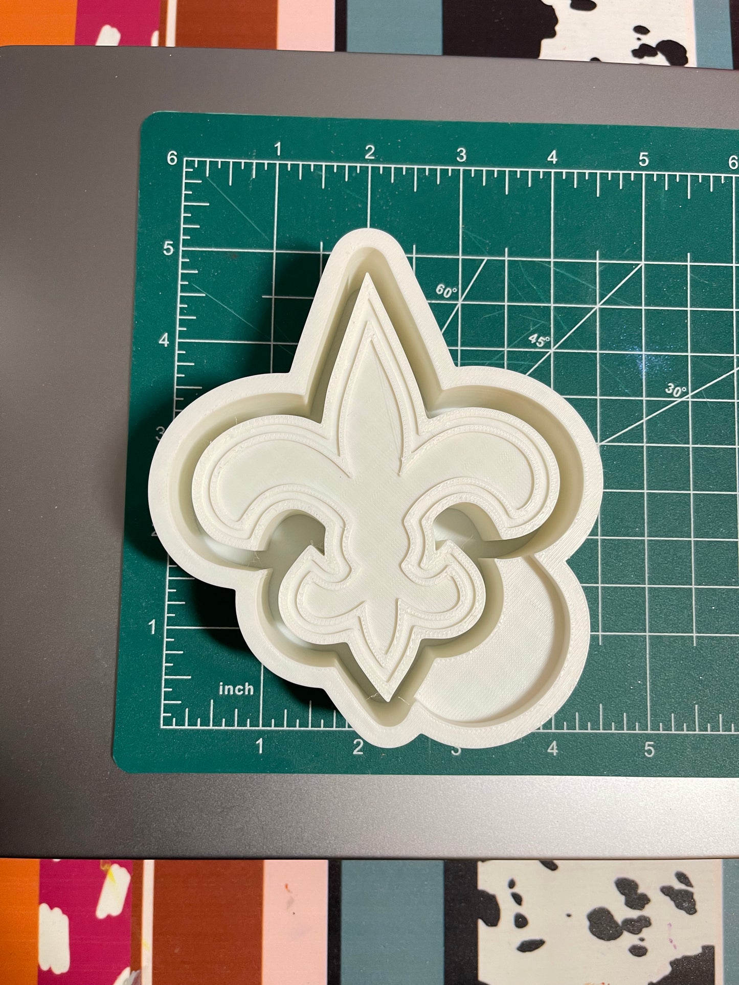 Fleur-de-lis Freshie Mold | silicone freshie mold