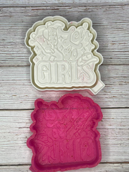 Let's Go Girls Freshie Mold | Silicone Freshie Mold