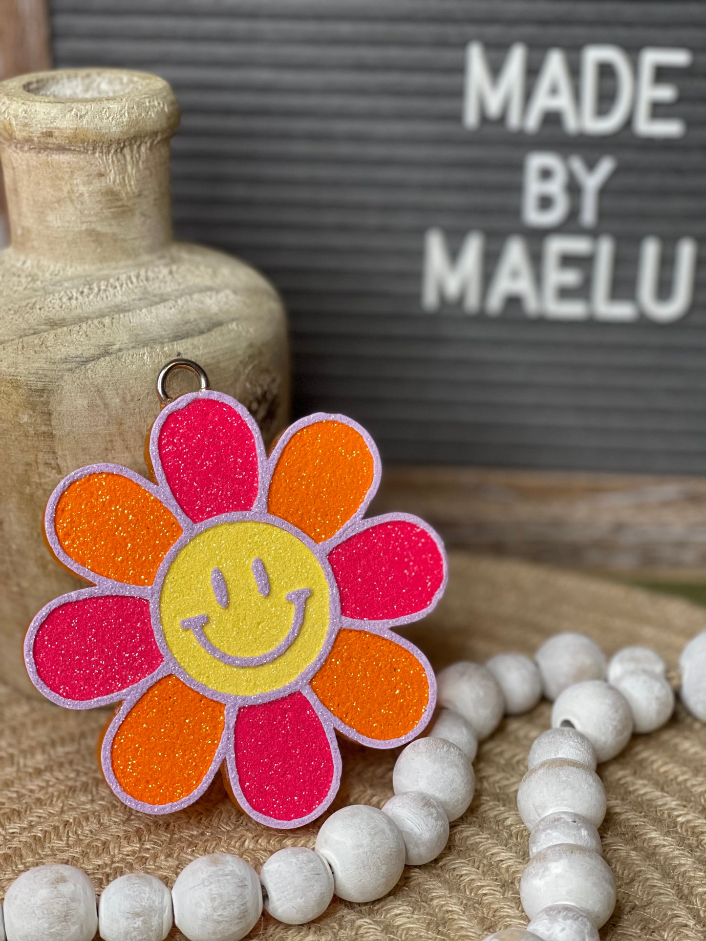 Flower smiley | silicone freshie mold