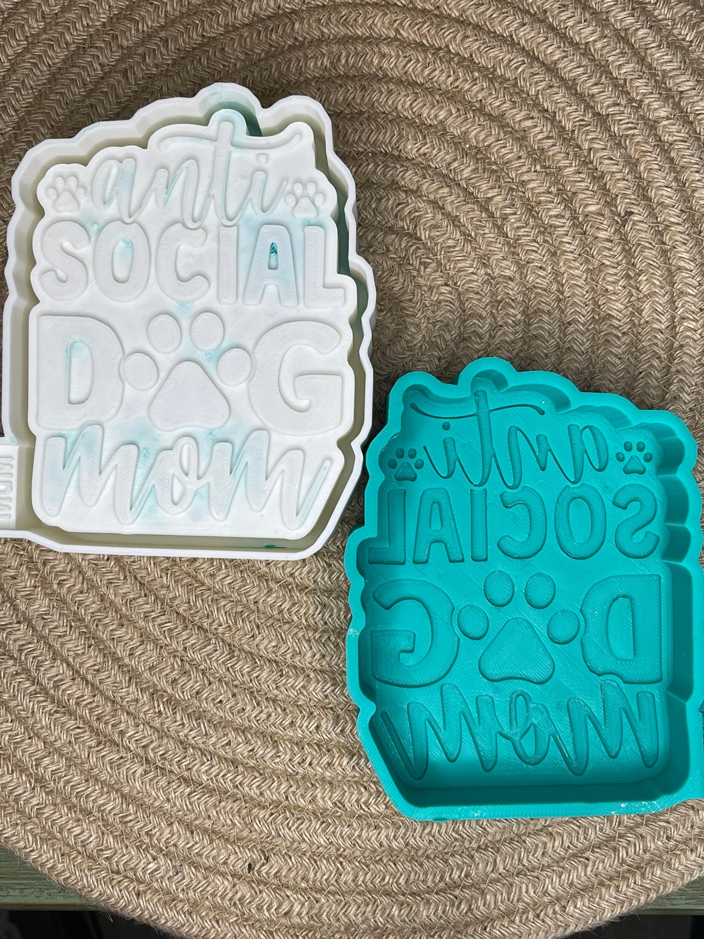 Anti-Social Dog Mom Freshie Mold | Silicone Freshie Mold