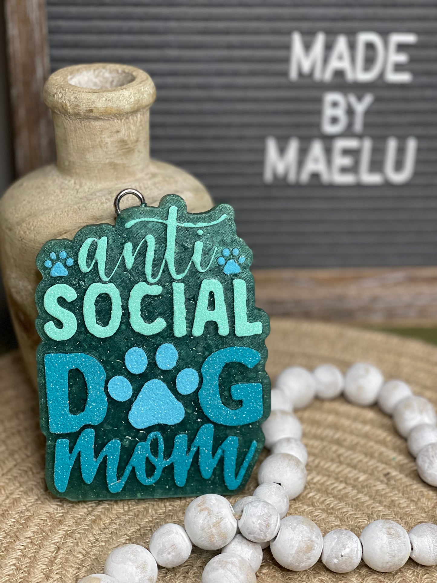 Anti-Social Dog Mom Freshie Mold | Silicone Freshie Mold