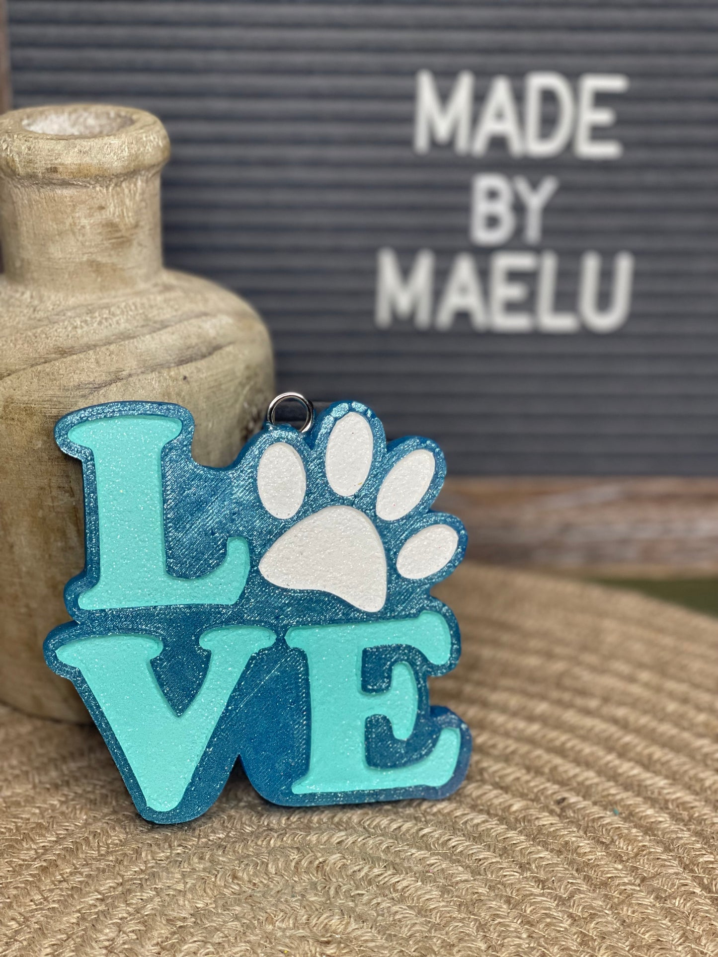 LOVE Paw Freshie Mold | Silicone Freshie Mold