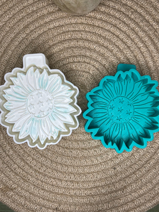 Flag Sunflower Freshie Mold | Silicone Freshie Mold