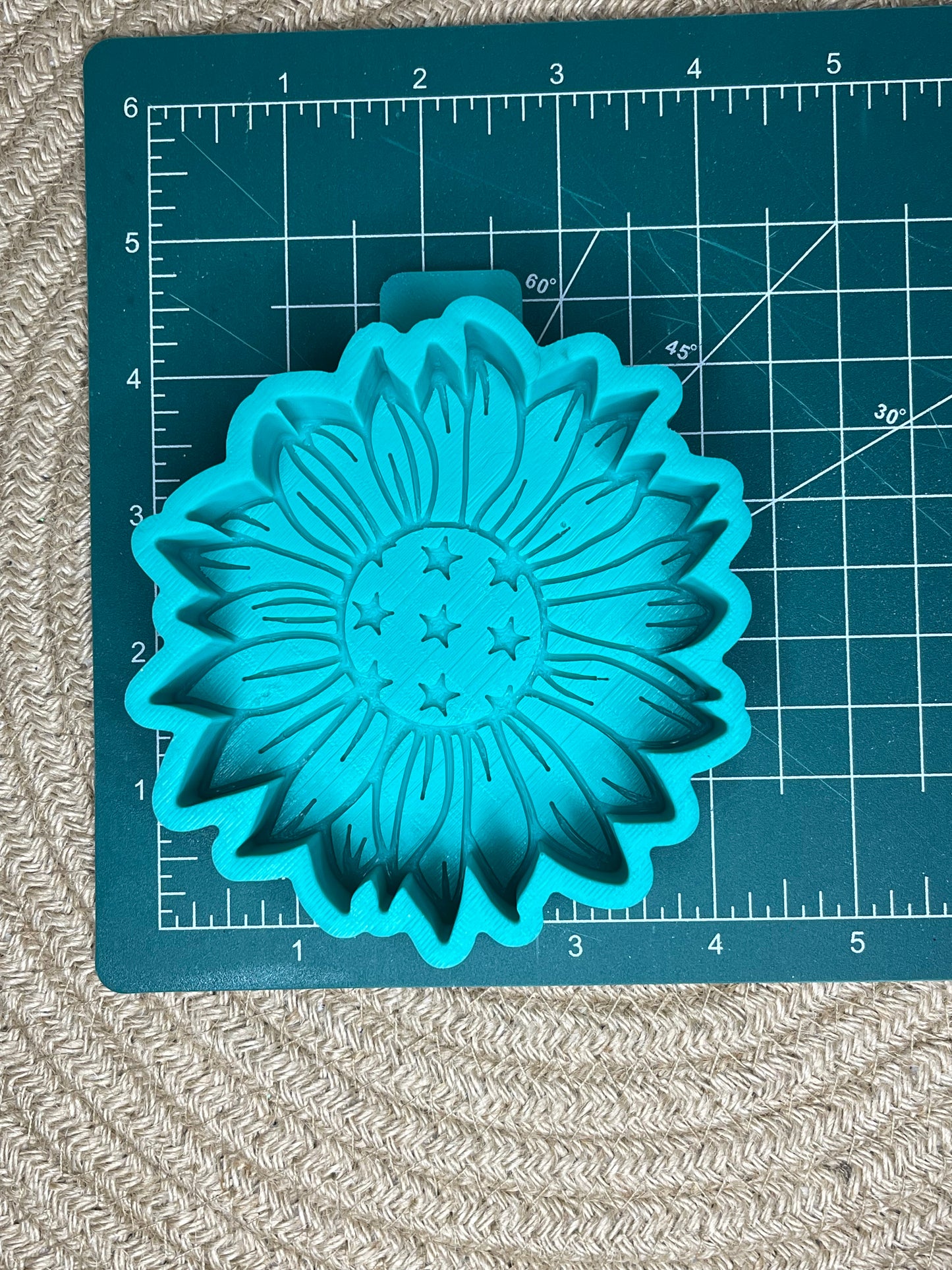 Flag Sunflower Freshie Mold | Silicone Freshie Mold