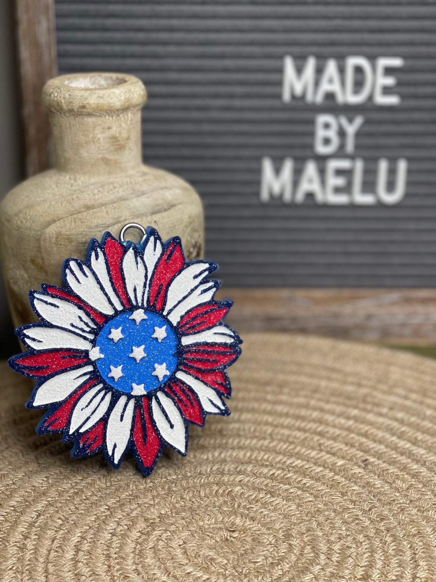 Flag Sunflower Freshie Mold | Silicone Freshie Mold