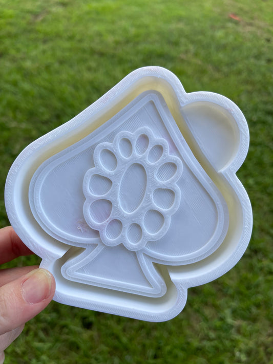 Concho Spade Freshie Mold | Silicone Freshie Mold