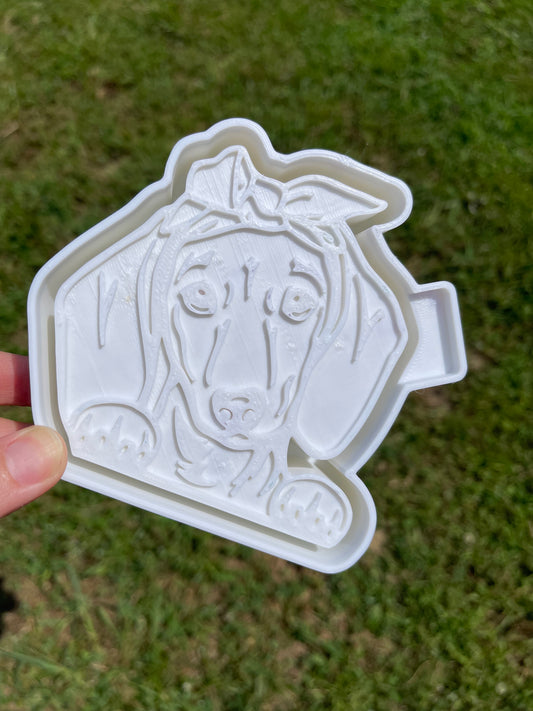 Dachshund with Bow Freshie Mold | Silicone Freshie Mold