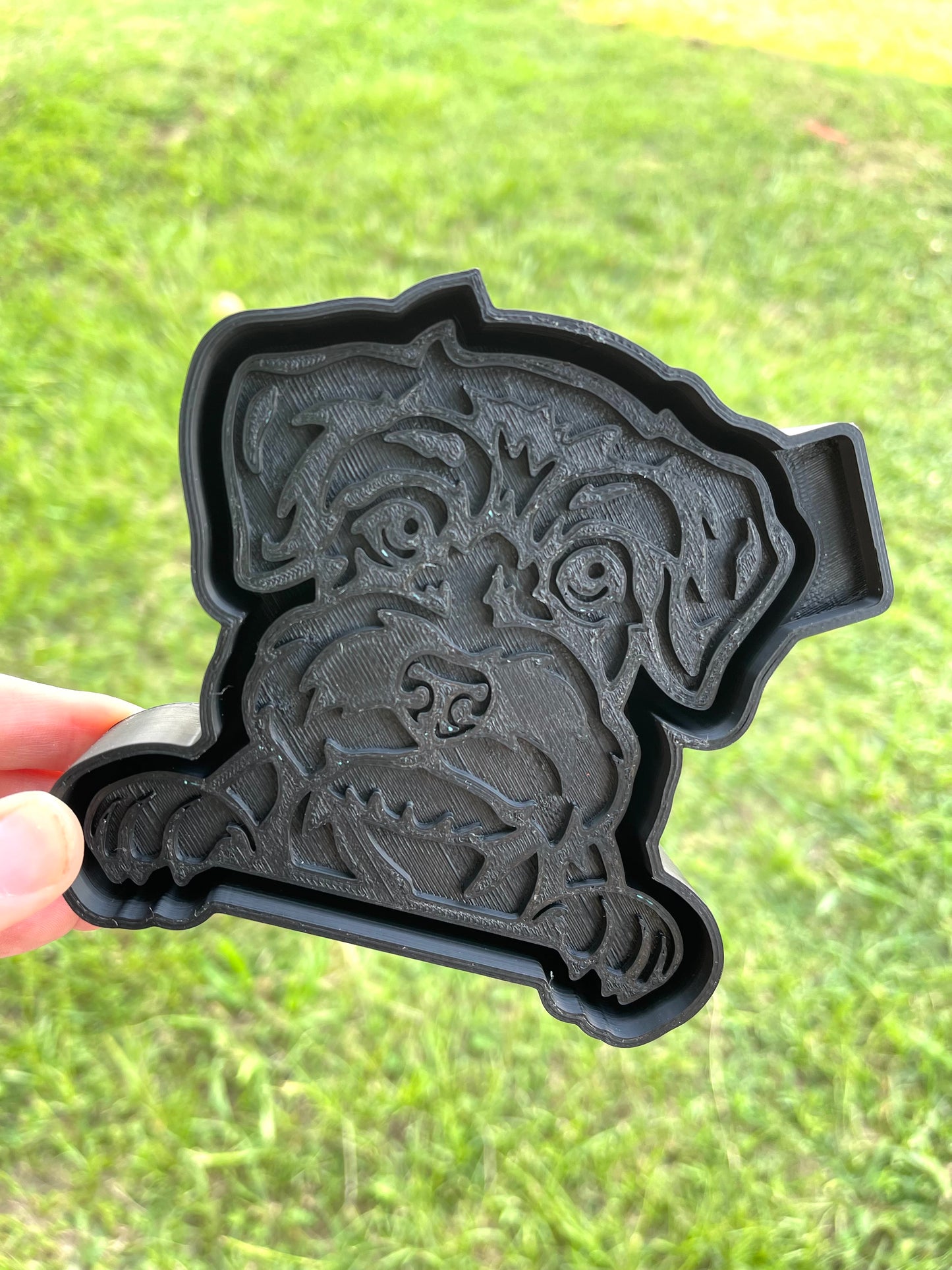 Schnauzer dog | silicone freshie mold