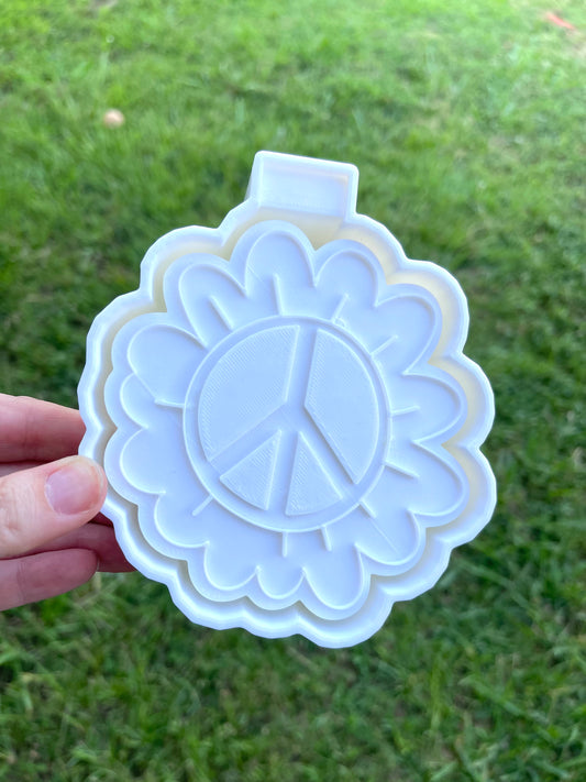 Peace Flower Freshie Mold | silicone freshie mold