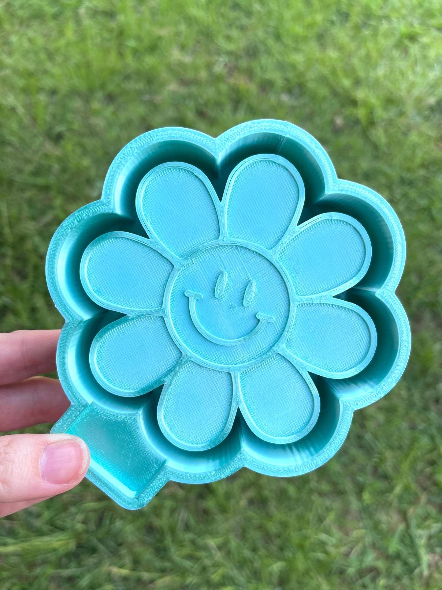 Flower smiley | silicone freshie mold