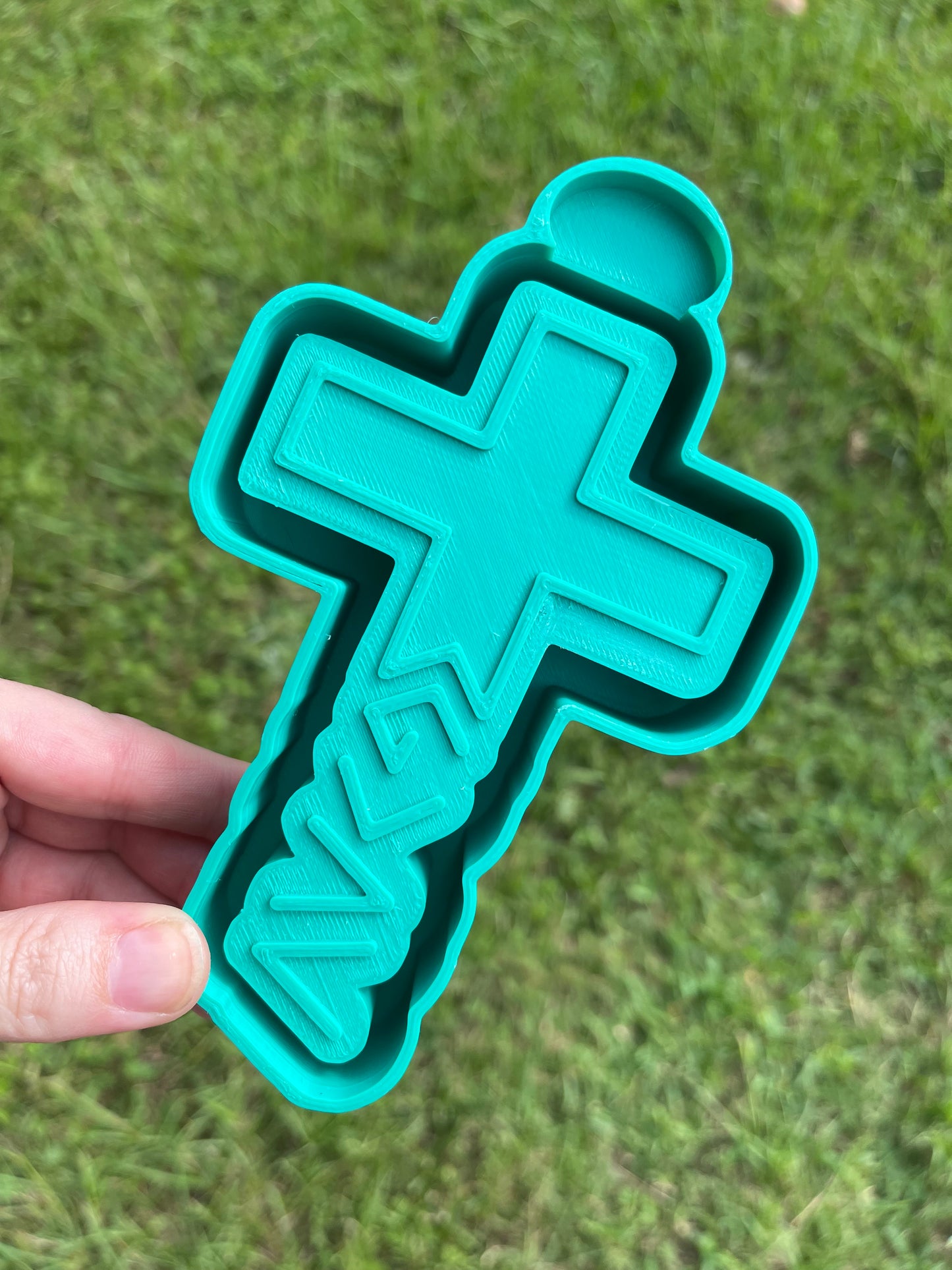 God’s Greater Cross Freshie Mold | Silicone Freshie Mold