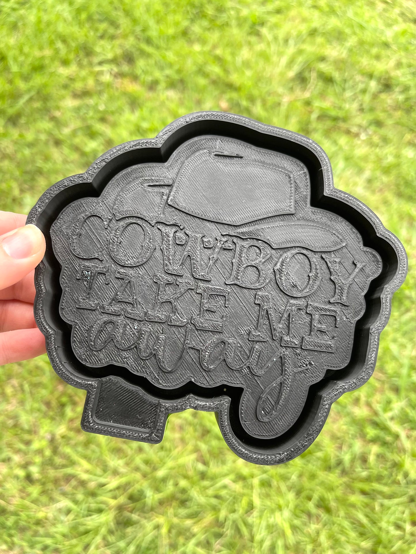 Cowboy Take Me Away Freshie Mold | Silicone Freshie Mold