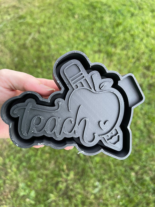 Teach Apple Pencil Freshie Mold | Silicone Freshie Mold